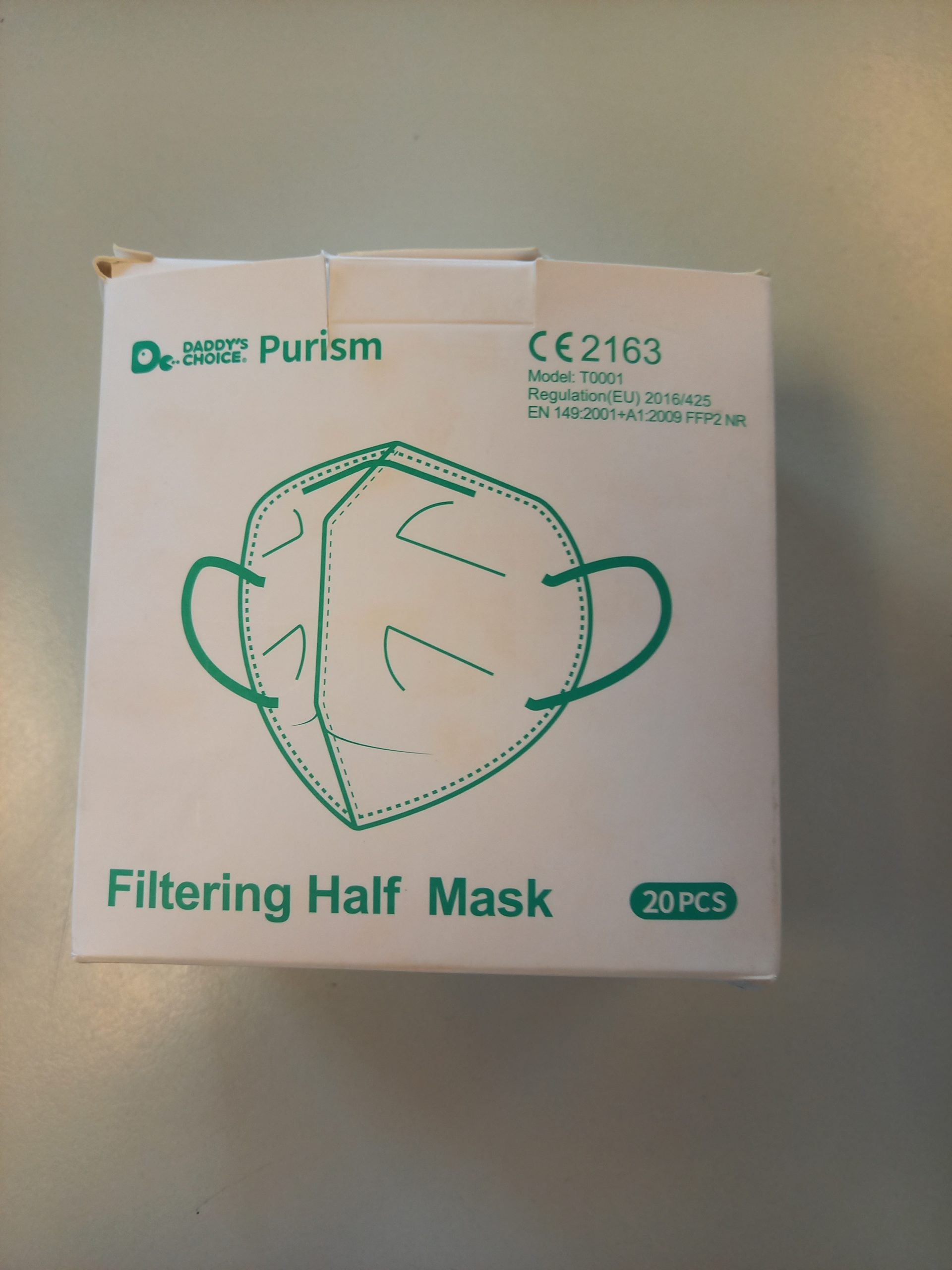 FFP2 Purism Filtering Half Mask  Africa Medical Supplies Platform