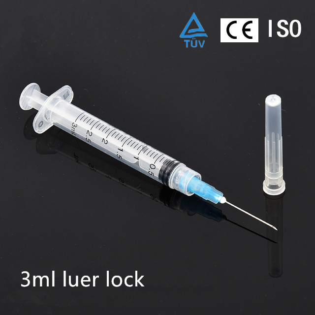 3ml Syringe (Luer Lock – With Needle)(0.1ml Scale Graduation)