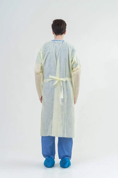 HALYARD* Tri-Layer AAMI Level 2 Over-the-Head Isolation Gown with Thumb  Hooks - Protective Gowns - Protective Apparel - Personal Protection |  HALYARD