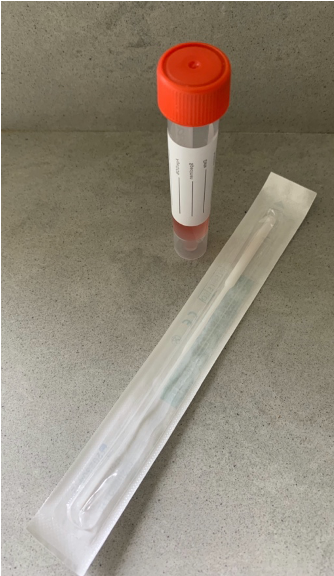 NP Swab and Tube removed from Kit.